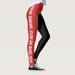 Three Color Customizable Named Leggings