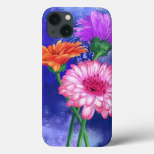 Three Colour Gerberas iPhone Case
