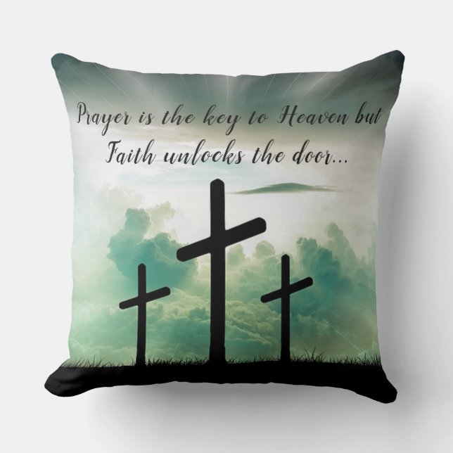 Three Crosses Cushion (Front)