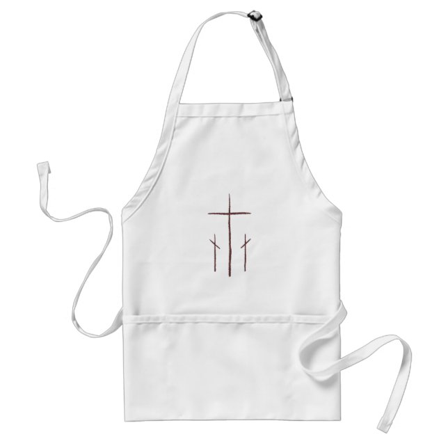Three Crosses on Calvary Standard Apron (Front)
