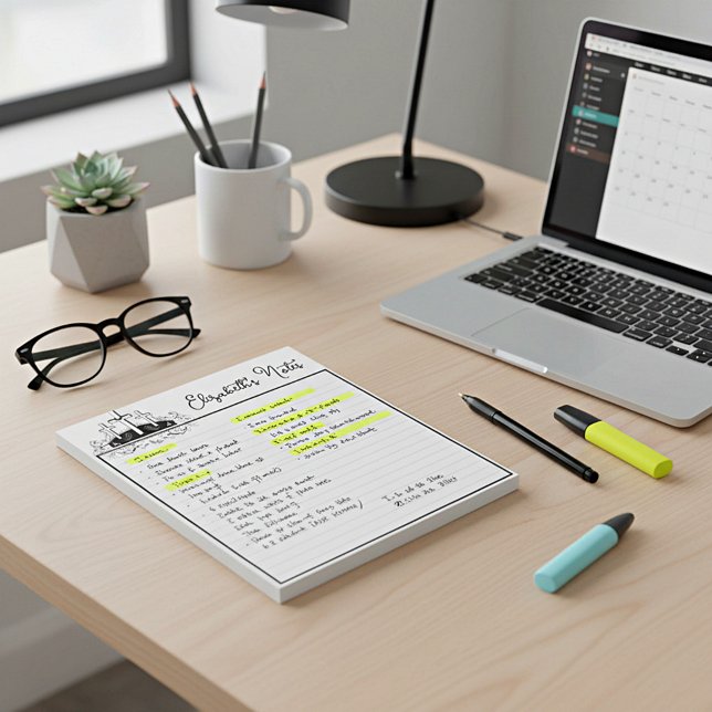 Three crosses personalised notepad (Creator Uploaded)