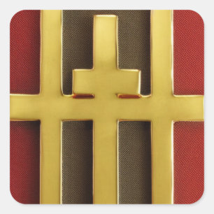 Three Crosses Sticker