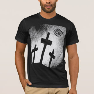 THREE CROSSES WITH FISH T-SHIRT
