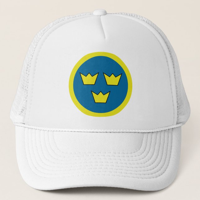 Three Crowns Swedish Trucker Hat (Front)