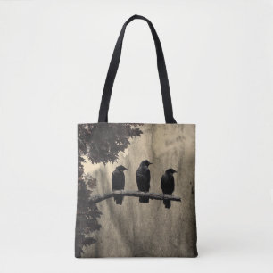 Three Crows Tote Bag