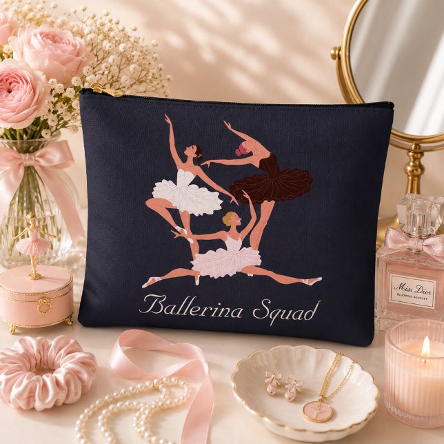 Three Cute Ballerinas  Accessory Pouch (Creator Uploaded)