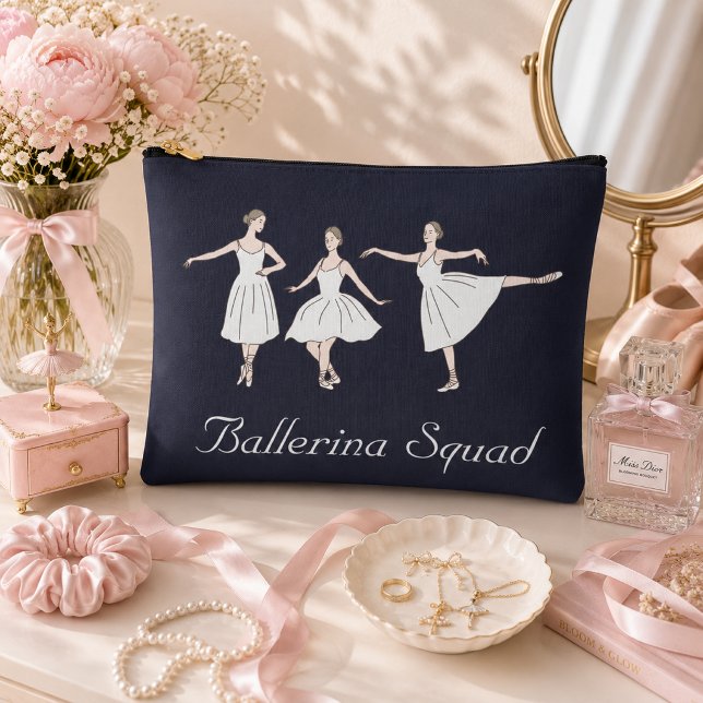 Three Cute Ballerinas  Accessory Pouch (Creator Uploaded)