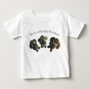 Three cute cartoon puppies baby T-Shirt