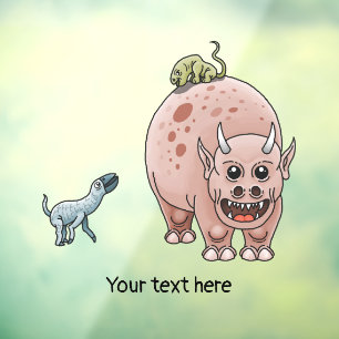 Three Cute Dinosaurs