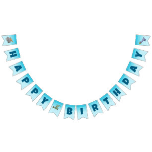 Three Cute Dinosaurs Bunting