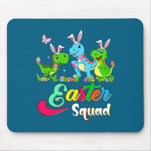 Three Cute Easter Squad Bunny Rexes Sunglasses Mouse Pad