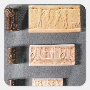 Three cylinder seals with impressions,