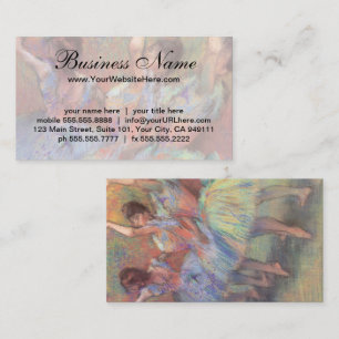 Three Dancers by Edgar Degas Business Card