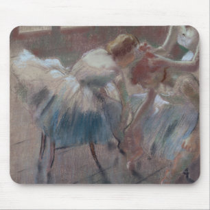 Three Dancers Preparing for Class Mouse Pad