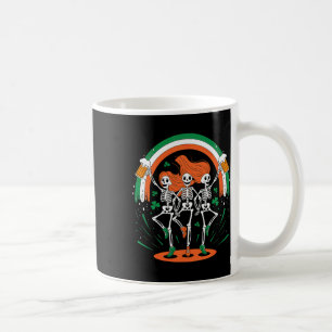 Three Dancing Skeletons - Happy Saint Patrick's Da Coffee Mug