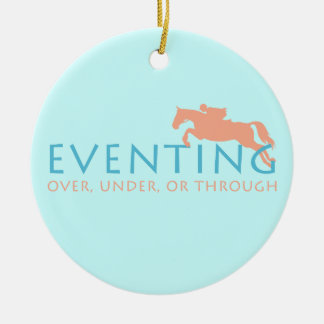 Three Day Eventing Ceramic Tree Decoration