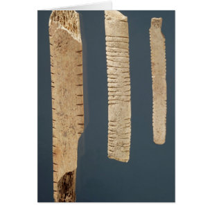 Three decorated bones