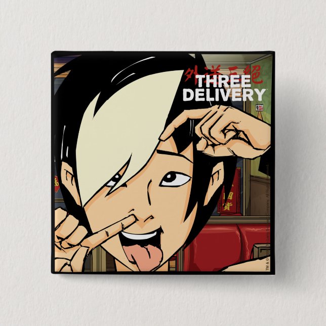 Three Delivery Tobey Button (Front)