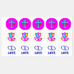 Three designs in one plus bright busy colours