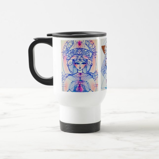 Three Devi's travel mug (Left)
