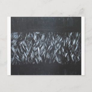 Three-dimensional Cross Hatching Pattern Postcard