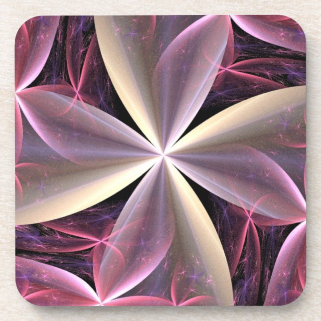 Three Dimensional Pink Coaster (Front)
