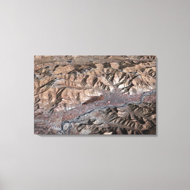 Three-dimensional view of the landscape canvas print (Front)