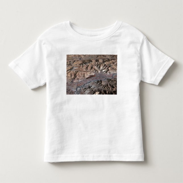 Three-dimensional view of the landscape toddler T-Shirt (Front)