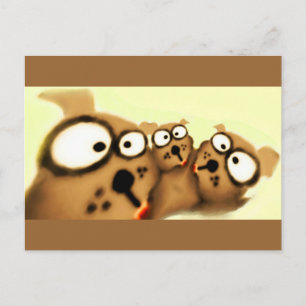 Three Dog Postcard