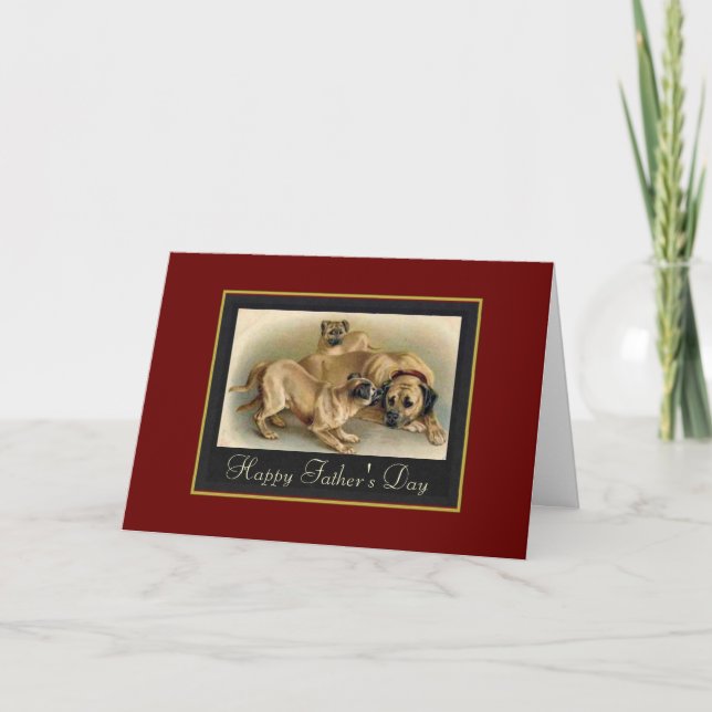 Three Dogs Father's Day (Or?) Card (Front)