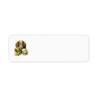 Three Dogs Return Address Labels