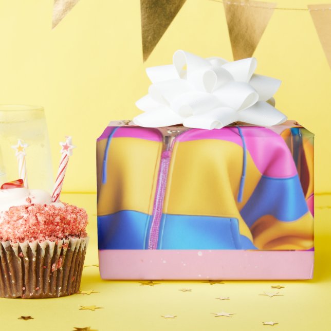 three doll wrapping paper (Birthday Party)