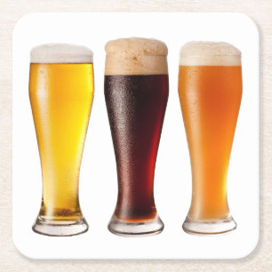 Three Draught Beers Coaster