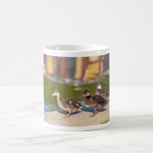 Three ducklings coffee mug
