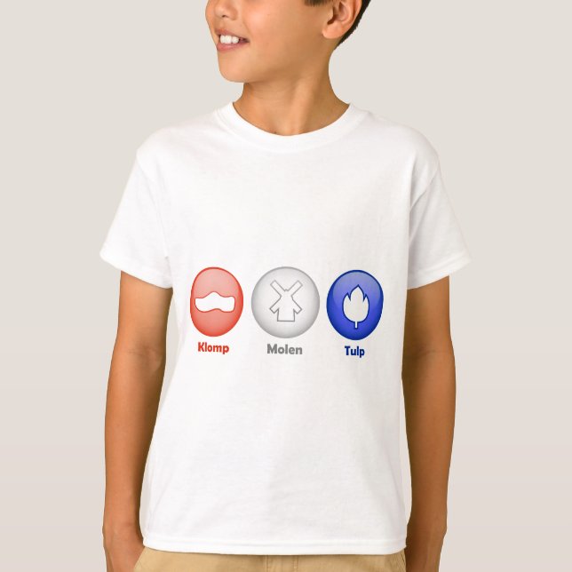 Three Dutch Icons T-Shirt (Front)