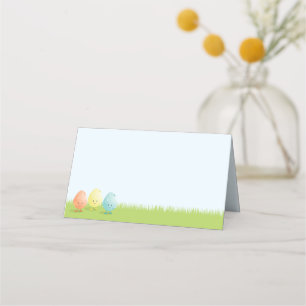 Three Easter Eggs Place Card
