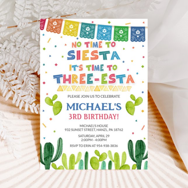 Three Esta Birthday Invitation (Creator Uploaded)