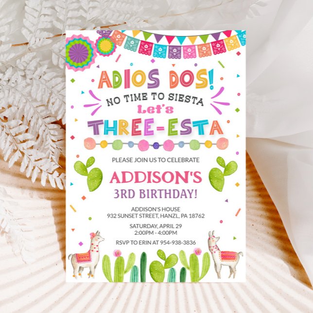 Three Esta Birthday Invitation (Creator Uploaded)