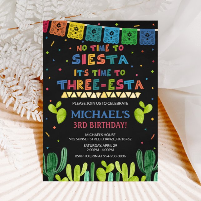 Three Esta Birthday Invitation (Creator Uploaded)