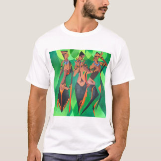 Three Ethnic Traditional Black Women Dancing T-Shirt