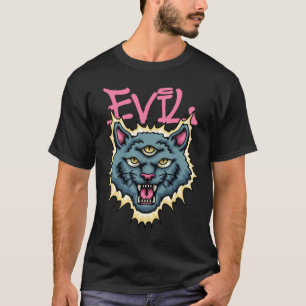 Three Eyed Cat streetwear  T-Shirt