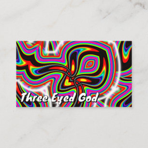 Three Eyed God ( you may change the words ) Business Card