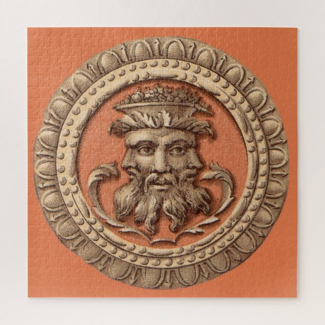 three faces jigsaw puzzle (Vertical)