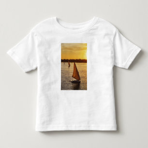 Three falukas with sightseers on Nile River at Toddler T-Shirt