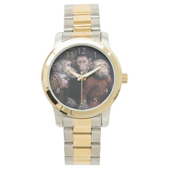 Three Fancy Monkeys Watch (Front)