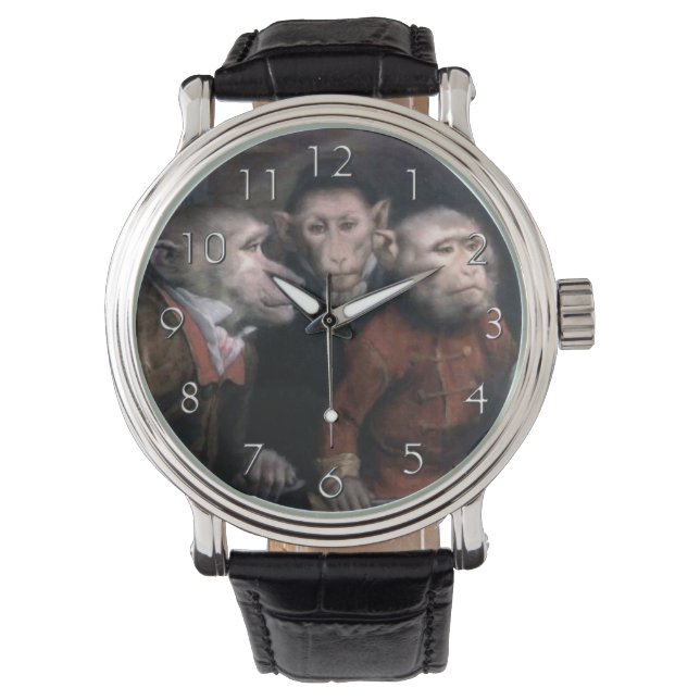 Three Fancy Monkeys Watch (Front)