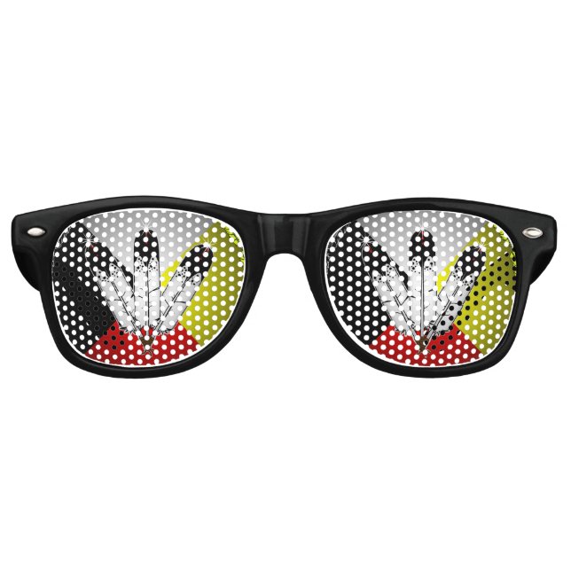 Three Feathers Retro Sunglasses (Front)