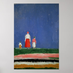 Three Figures, 1913-28 Poster