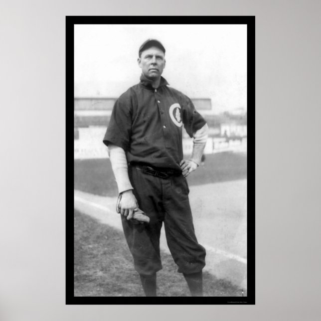 Three Finger Brown Cubs Baseball 1910 Poster (Front)