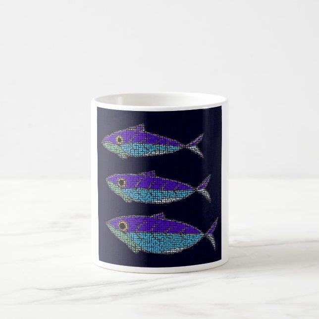 three fish coffee mug (Center)
